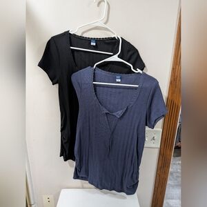 2 Medium Maternity Tshirts